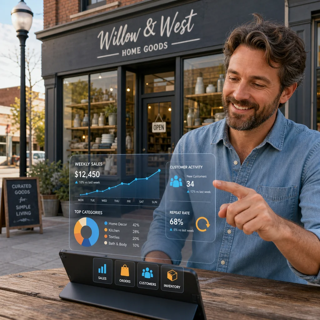 Modern retail storefront and operations